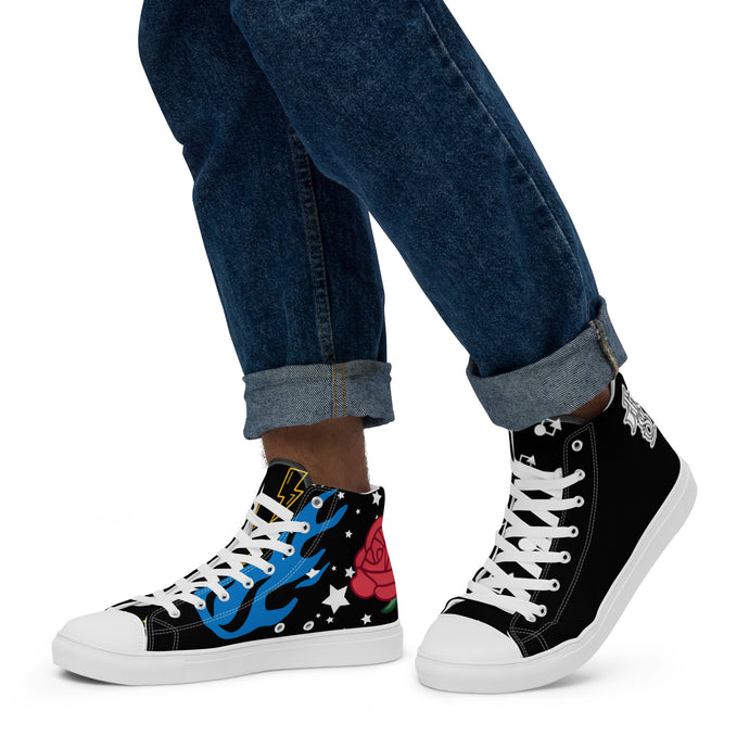 TSW Exclusive* Black STATEMENT High Tops (men sized)