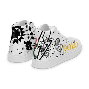 TSW Limited Edition* White STATEMENT High Tops (men sized)