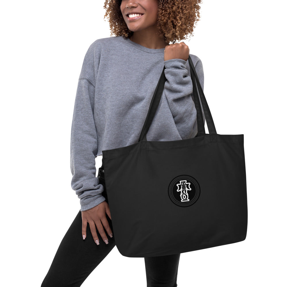 Large TS Organic tote bag