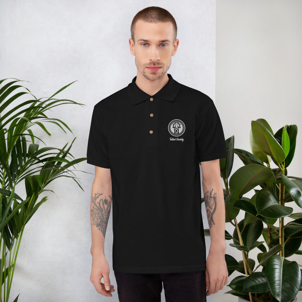 Embroidered TS Polo Shirt