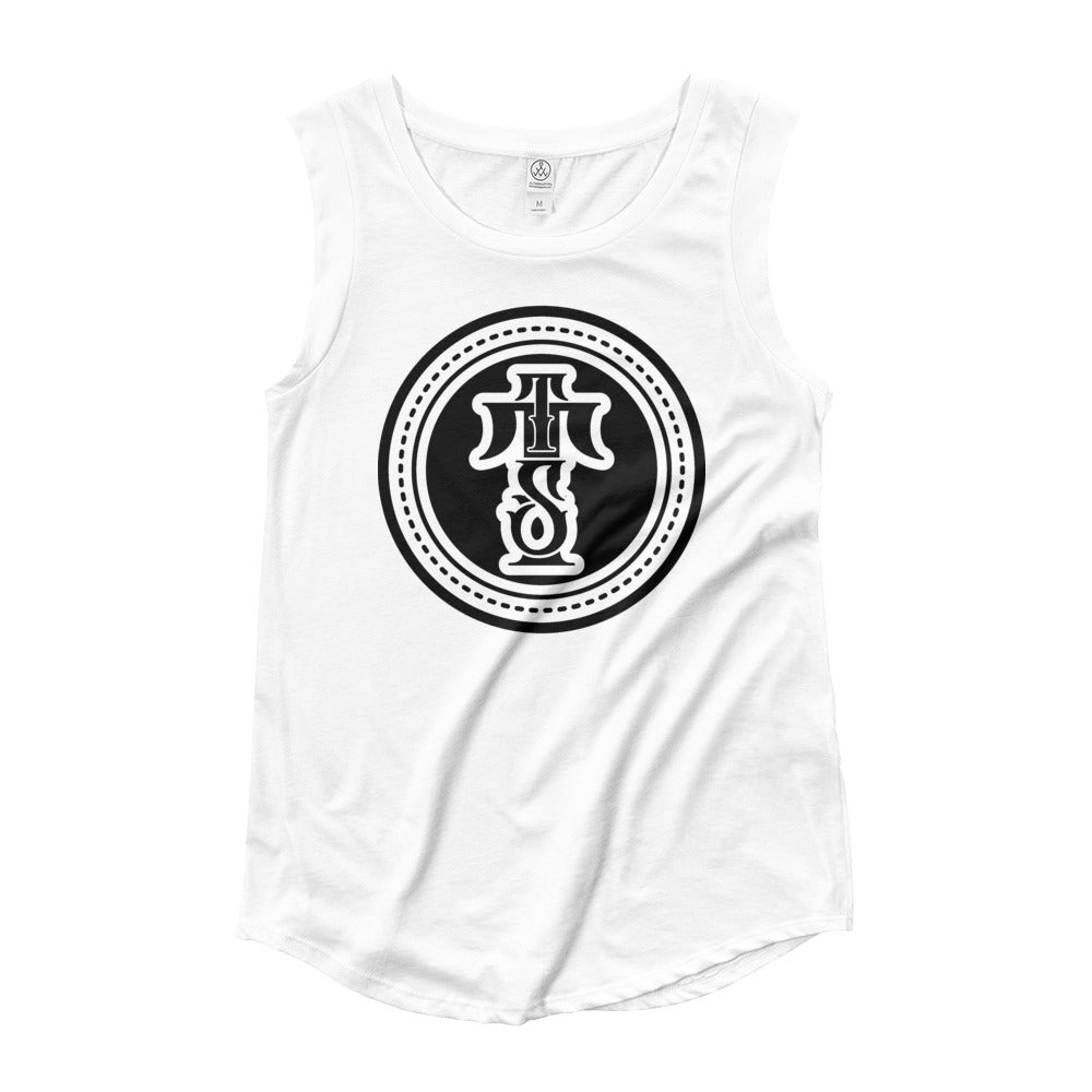 Tatted Ladies’ Cap Sleeve T-Shirt