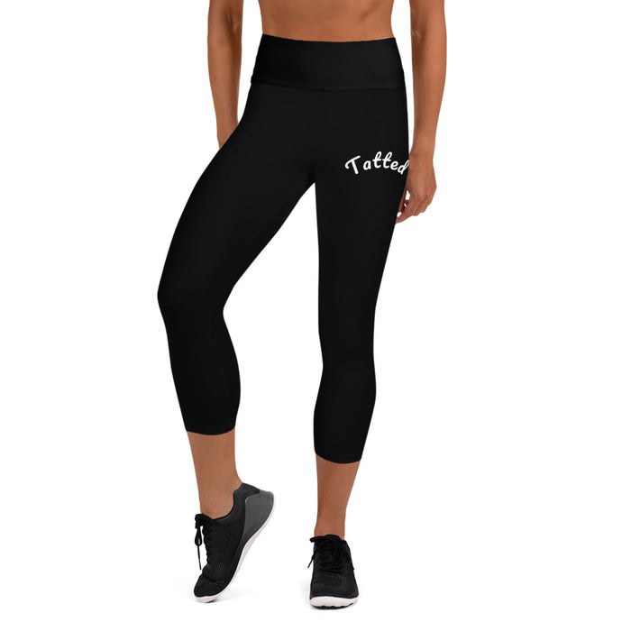 Tatted Yoga Capri Leggings