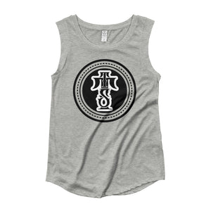 Tatted Ladies’ Cap Sleeve T-Shirt