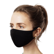 Load image into Gallery viewer, Society’s Basic Black Protective Face Mask (3-Pack)