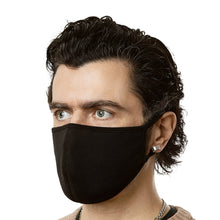 Load image into Gallery viewer, Society’s Basic Black Protective Face Mask (3-Pack)