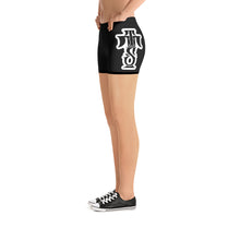 Load image into Gallery viewer, TS Stamp Stretch Shorts-Black