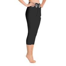 Load image into Gallery viewer, Tatted Black Capri Leggings