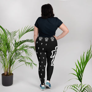 Curvy Tatted Allover Leggings